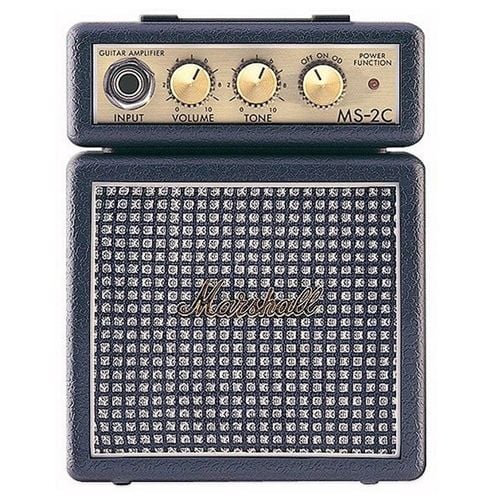 Marshall MS-2C Amplificador Guitarra Mini 2W, Clasic, MMAMS2C MS-2C