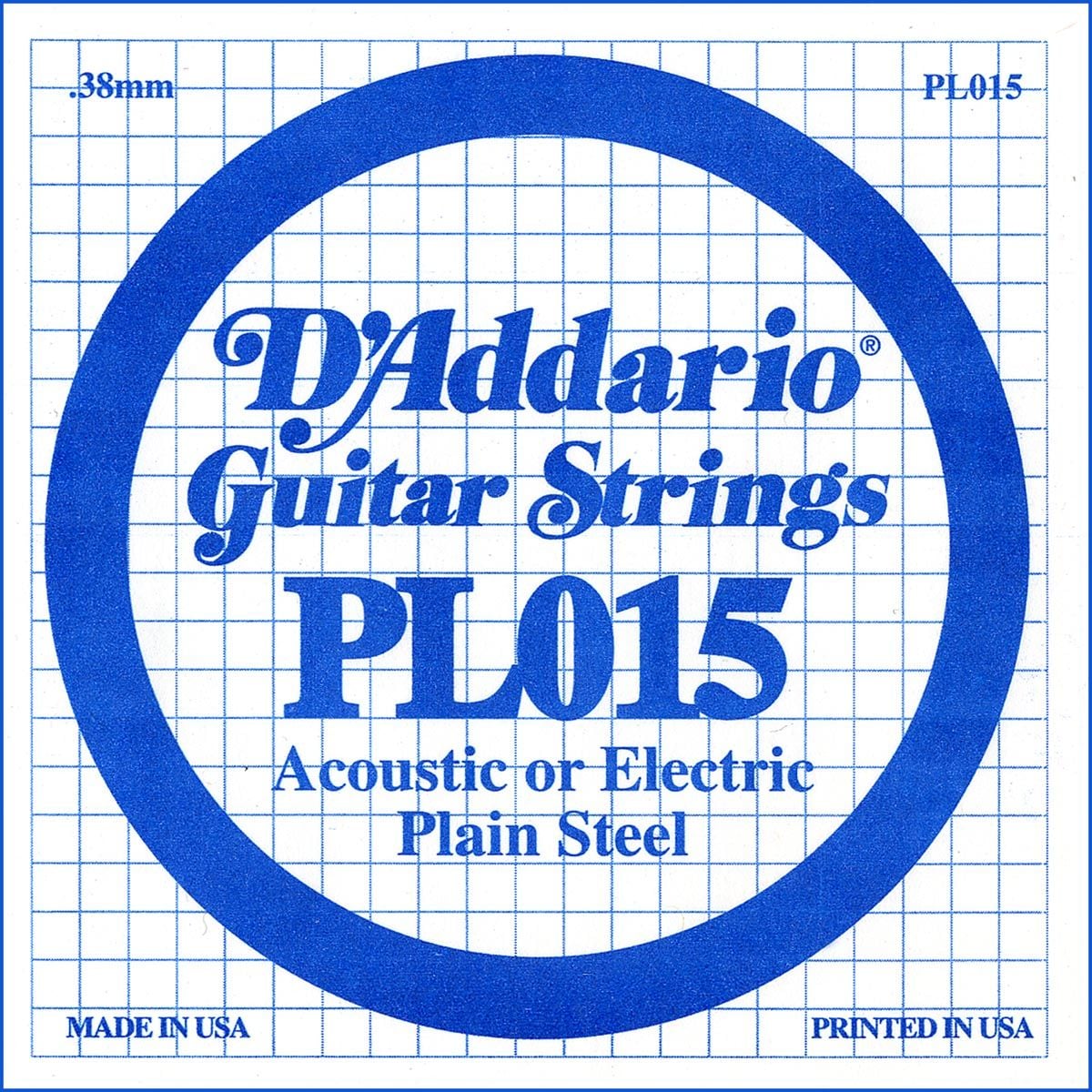 D´addario PL015 Cuerda Suelta para Guitarra Eléctrica PL015