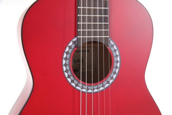 Gewa PS510123 Guitarra Clásica Basic 1/2 Rojo Transparente PS510123