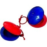 Peace RH-34 Castañuelas de PVC de colores (par) RH-34