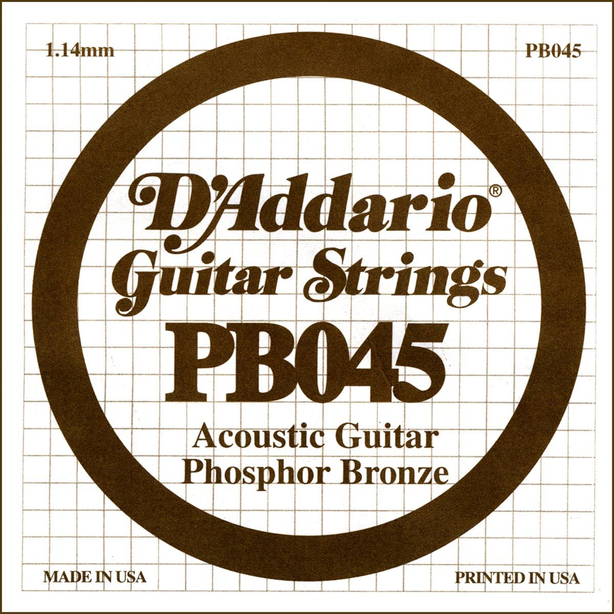 D´addario PB045 Cuerda Suelta para Guitarra Acústica PB045