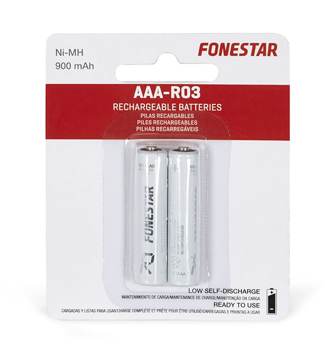 Fonestar F-900AAA Pilas recargables Ni-MH AAA-R03 F-900AAA