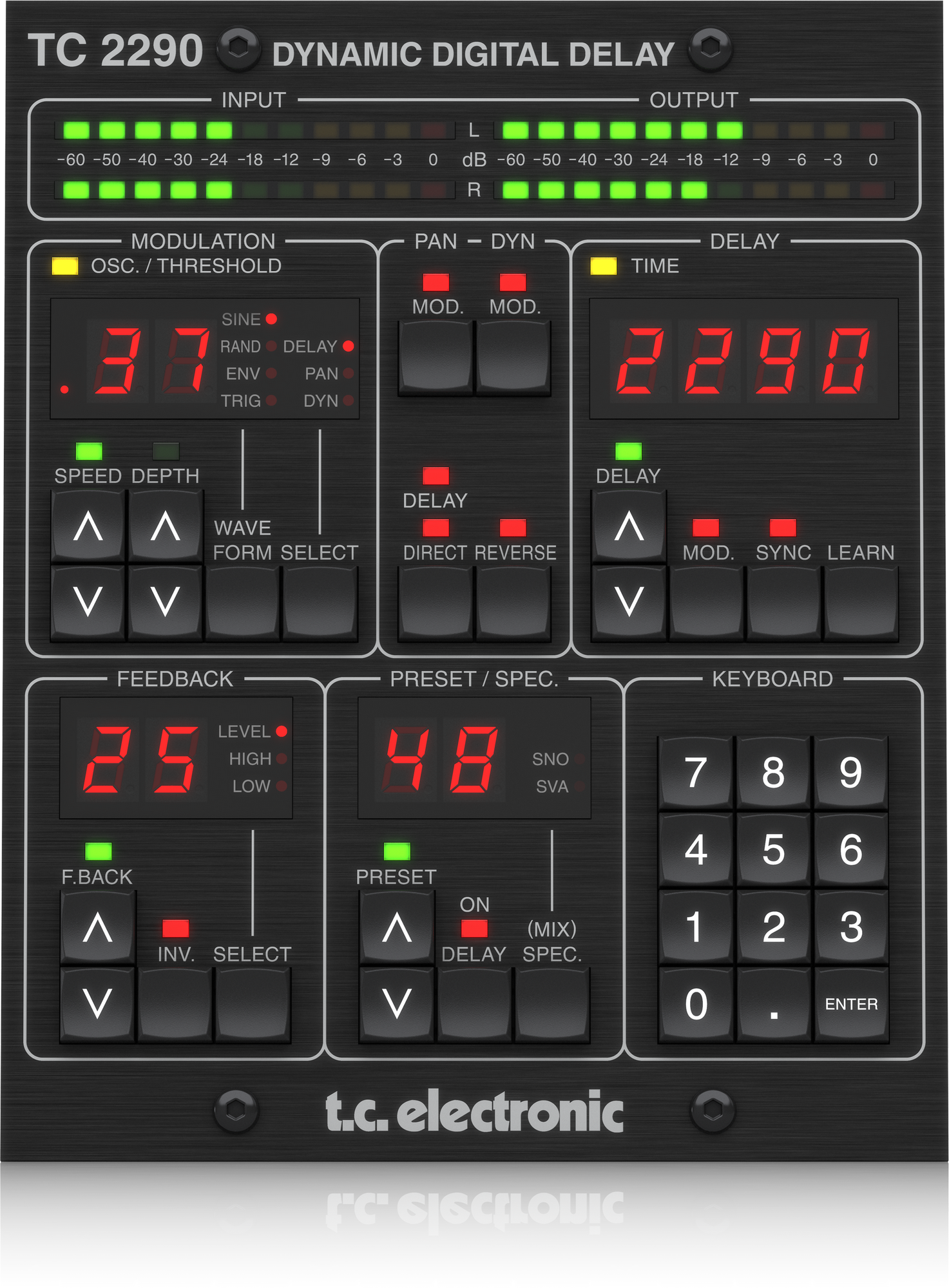 Tc electronic TC2290-DT Plug-in de Delay con controlador dedicado TC2290-DT