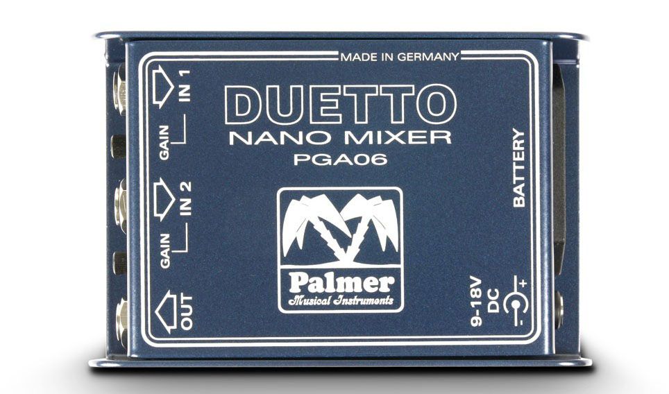 Palmer Duetto Mezclador De Guitarra Y Línea MI DUETTO