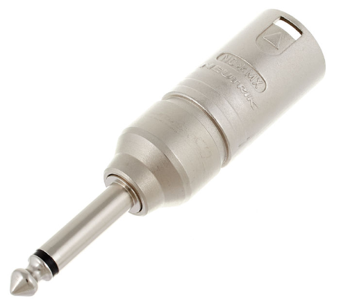 Neutrik NA2 MP Adaptador XLR Macho a Jack Mono NA2 MP