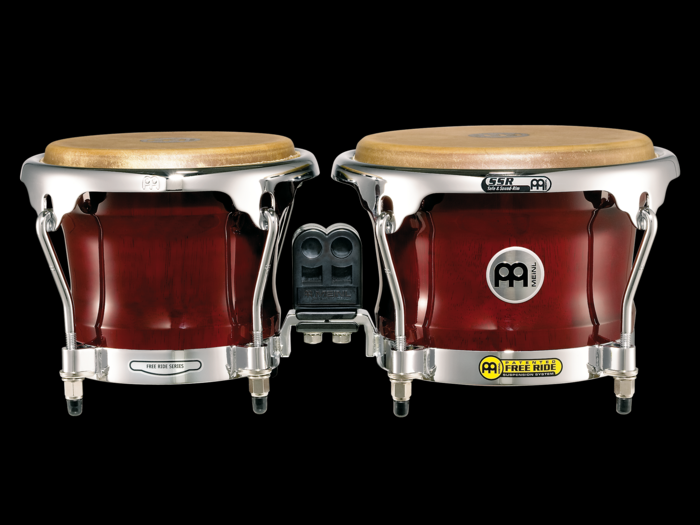 Meinl FWB400CR Set de Bongos 7" + 8" 1/2 Rojo Cerezo FWB400CR