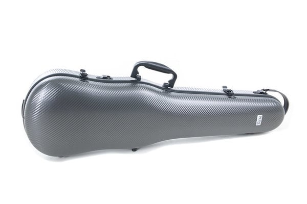 Gewa PS350086 Estuche de Violín con Forma Policarbonato 1.8 4/4 Gris PS350086