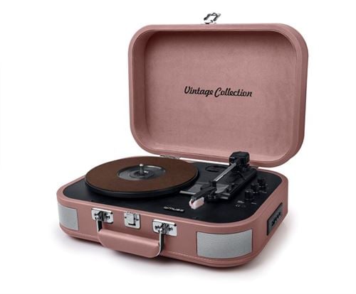 Muse MT-201BTP Tocadiscos Bluetooth Encoding USB Rosa MT-201BTP