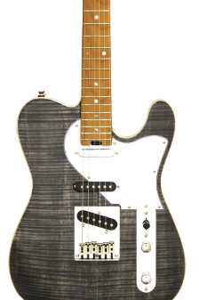 Aria 615Bkdm Guitarra Eléctrica Tc 615-Mk2-Nashville Negro Diamante Translúcido 615BKDM