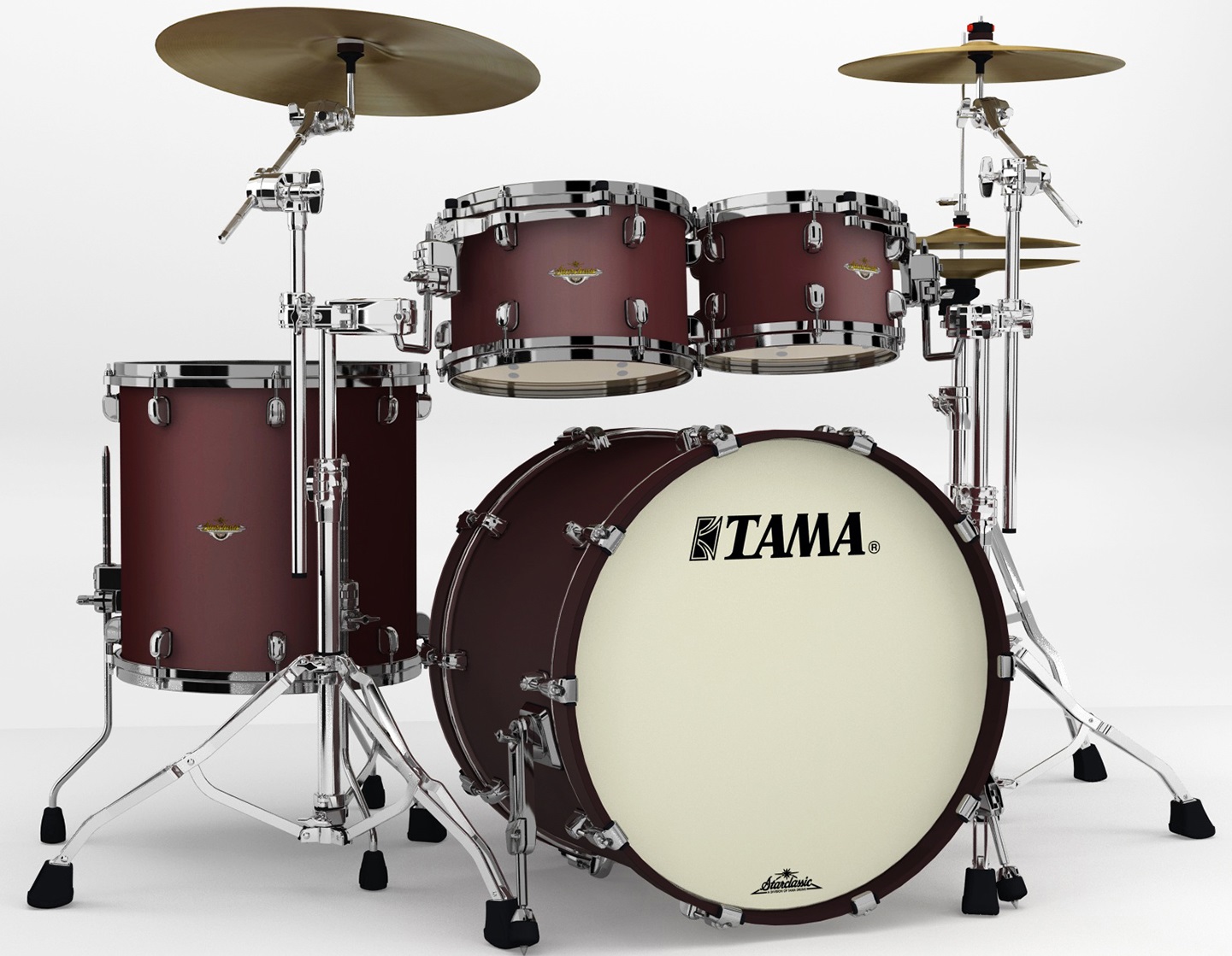 Tama MA42TZBNS-FBM Starclassic Maple Flat Burgundy Metallic MA42TZBNS-FBM
