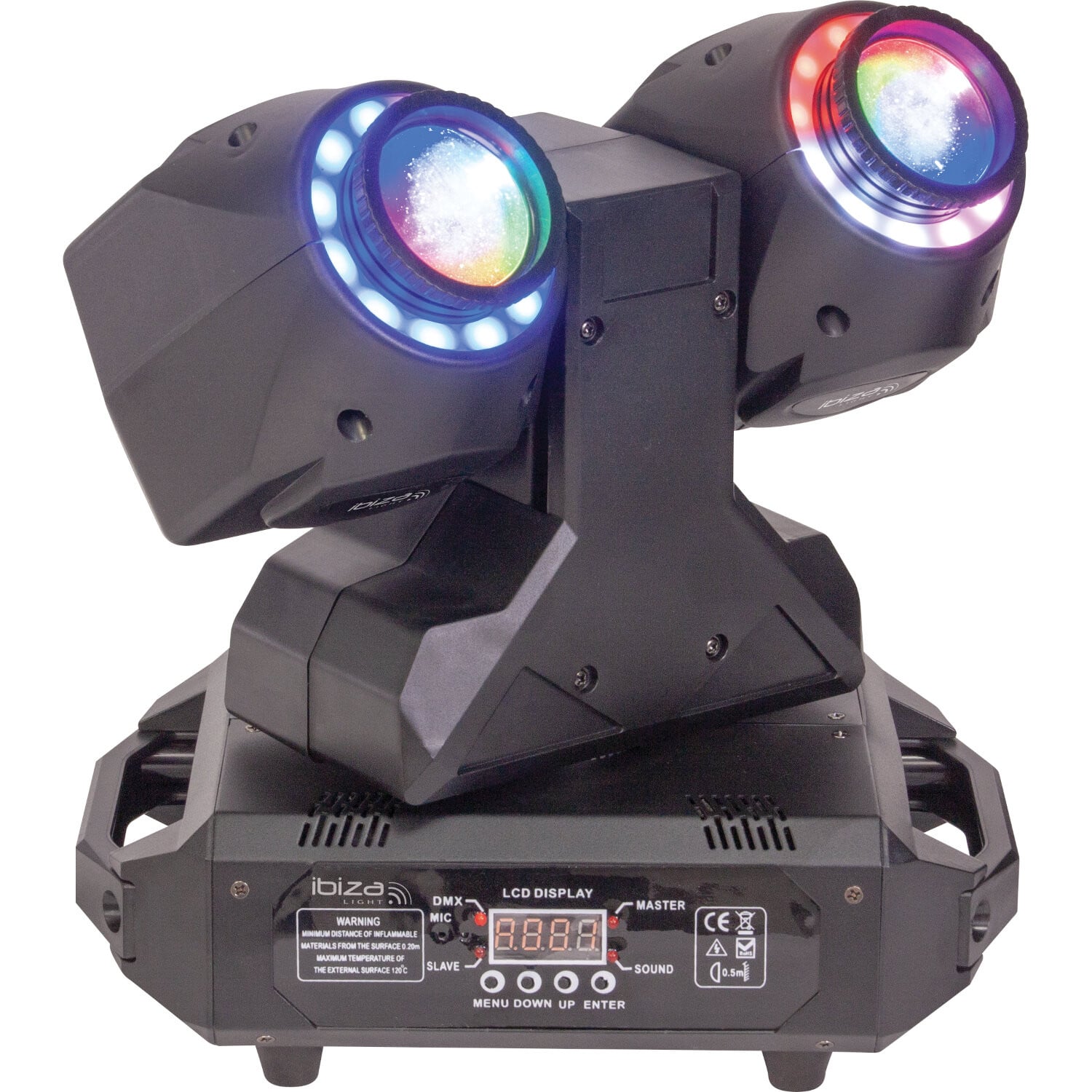 AFX MHBEAM60-FX Cabeza Móvil 2 en 1 Crazy dance floor slab