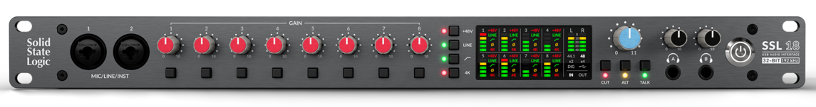 SSL 18 Interfaz Audio USB SSL 18