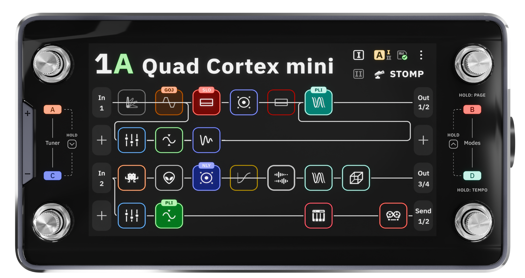 Neural DSP Quad Cortex Mini Procesador Guitarra Quad Cortex Mini