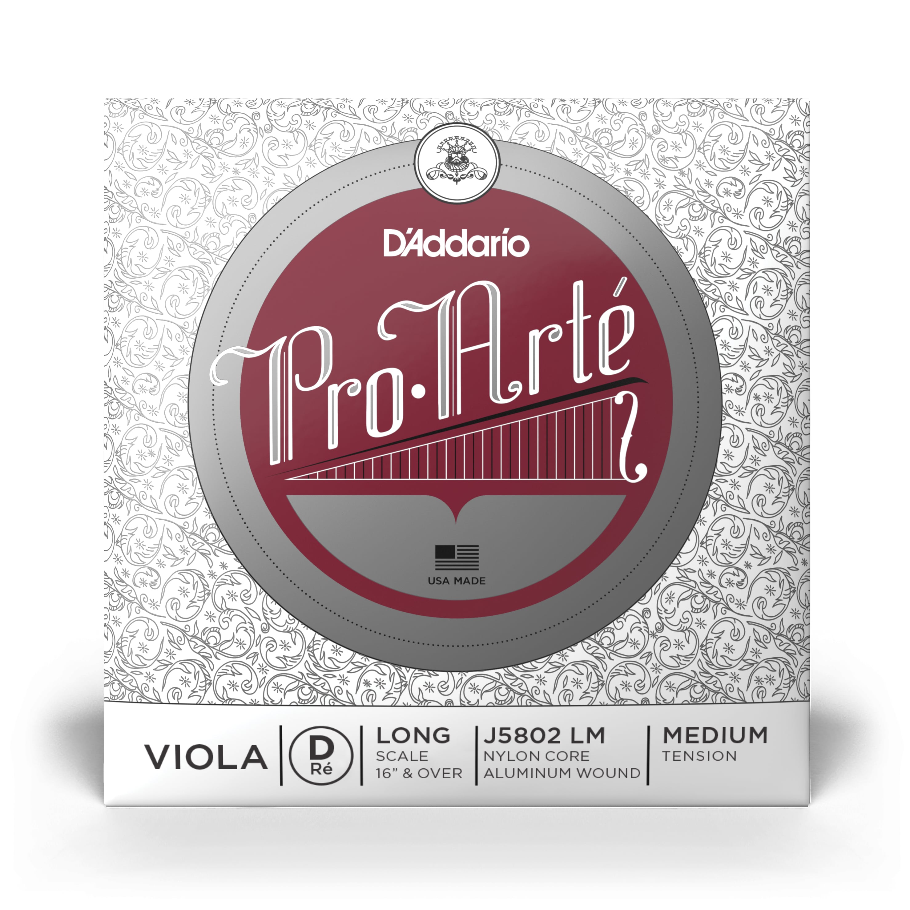 D´addario Proarte Viola D Long Med J5802 LM
