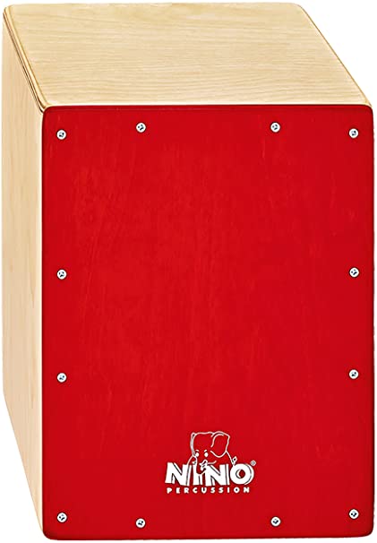 Nino Percussion Cajón Pequeño Tapa Roja Nino95 NINO950R