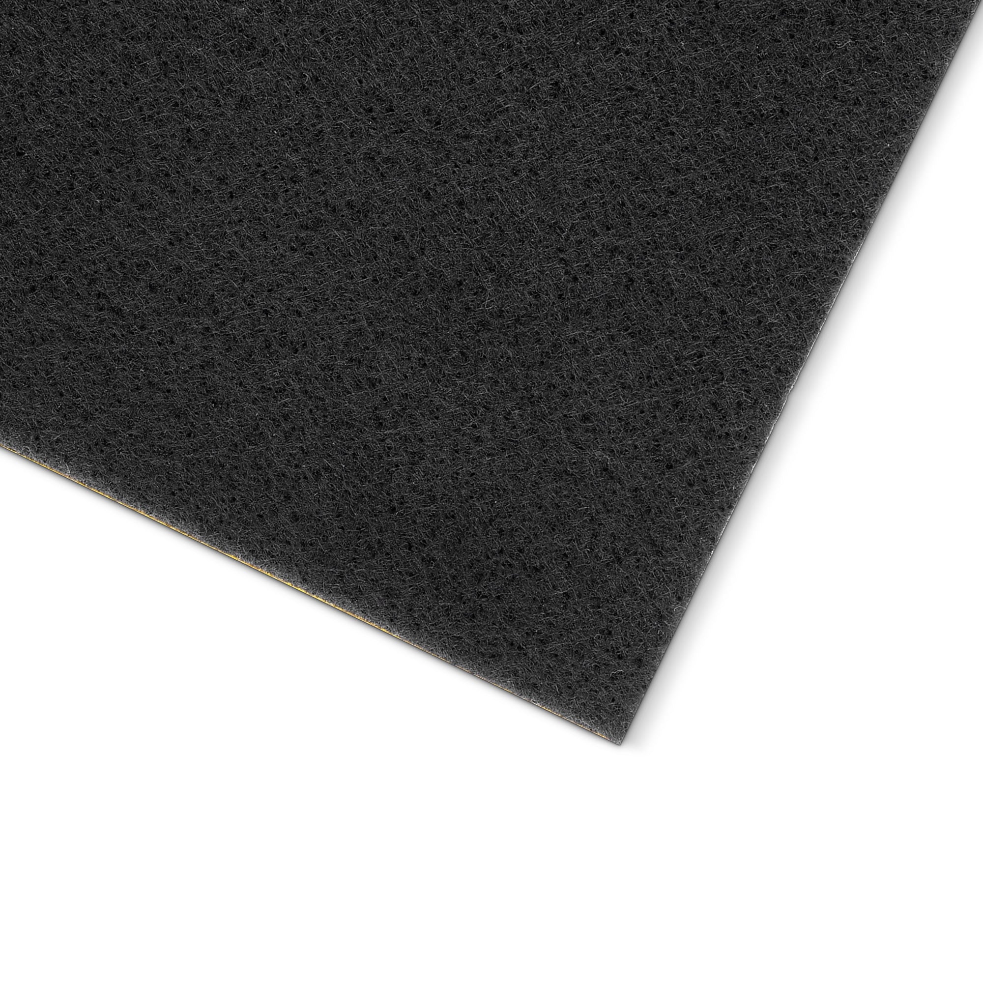 Adam Hall Fieltro punzonadoautoadhesivo, negro, 1000 mm × 3,5 mm, de poliéster 0179
