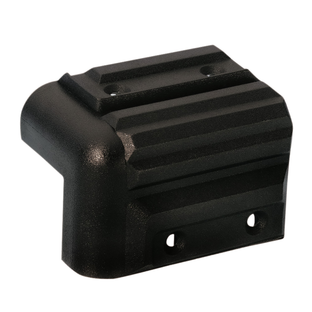 Adam Hall Cantonera apilable de plástico negro 4072