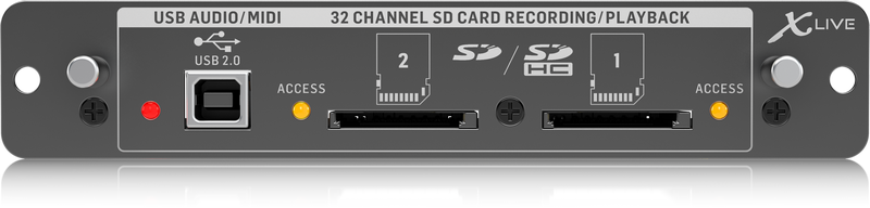BEHRINGER X-LIVE Tarjeta de Expansión X32 para Grabación X-LIVE