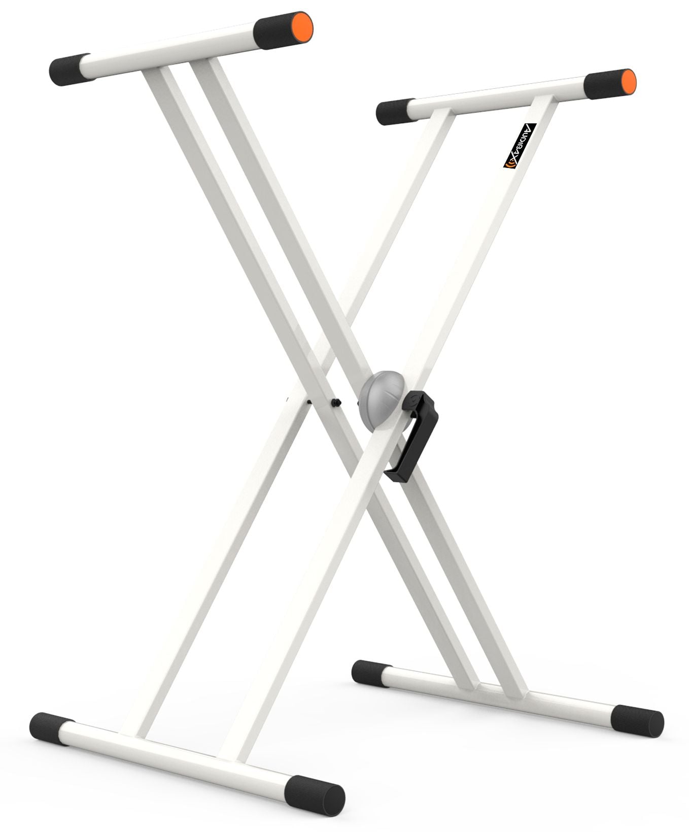 Audibax Onyx 130 Plus Blanco Soporte Tijera Premium Profesional Teclado (Yamaha, Casio, Roland, Korg ) Onyx 130 Plus White