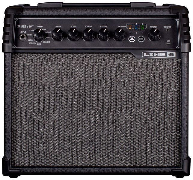 Line 6 Spider V20 MkII Combo para guitarra eléctrica 20w Spider V20 MkII