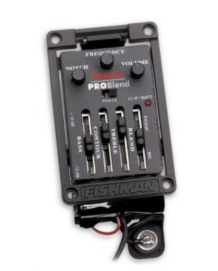 Fishman Preamplificador On Board Pro Blend para Guitarra Acústica MFIPROMANP51