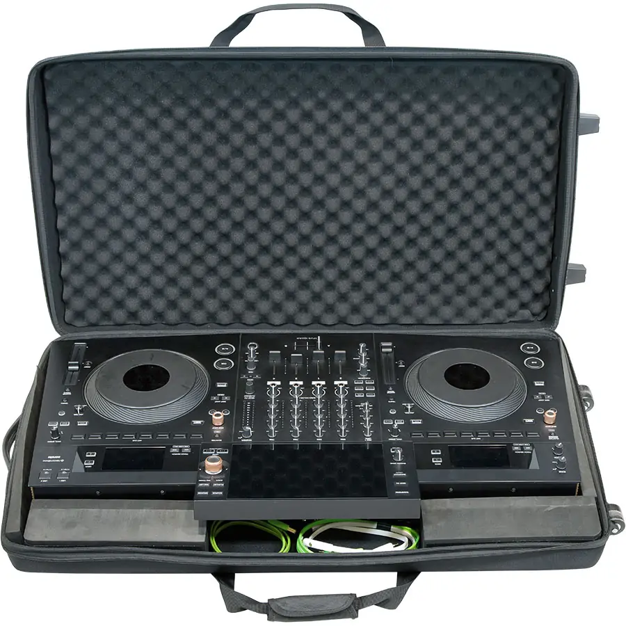 Walkasse W-MCB-OPUSQUAD-W Maleta DJ EVA Pioneer® OPUS-QUAD Negra (Ruedas & Cinta hombro). W-MCB-OPUSQUAD-W