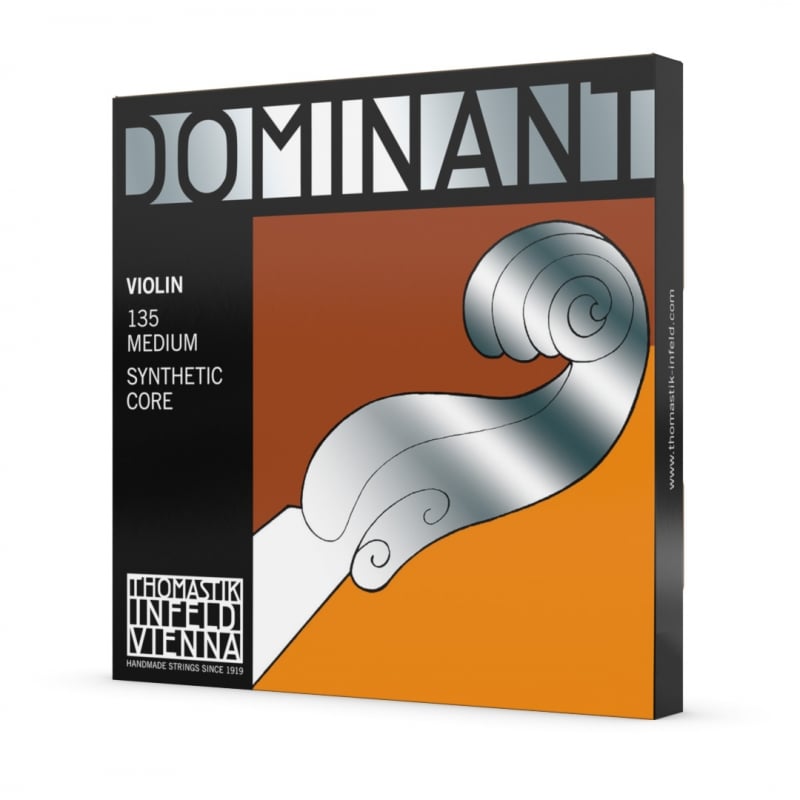 Thomastik Juego de cuerdas de violín Dominant 135ST 1ª aluminio Heavy ACCVDOSTJ44