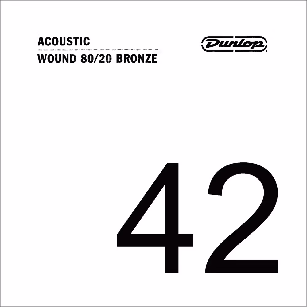 Dunlop Cuerda Acústica Dunlop 80/20 Bronze .042 CDUDAB42