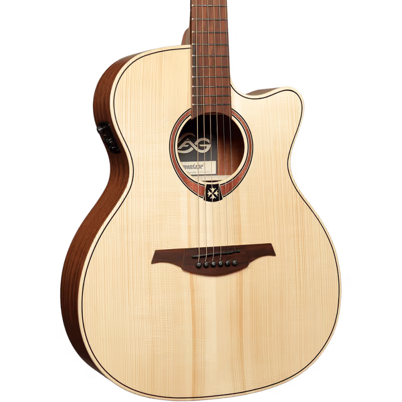 LAG GLAT70ACE-NAT Guitarra Acústica Auditorium Cutaway Tramontane 70 A/E GLAT70ACE-NAT