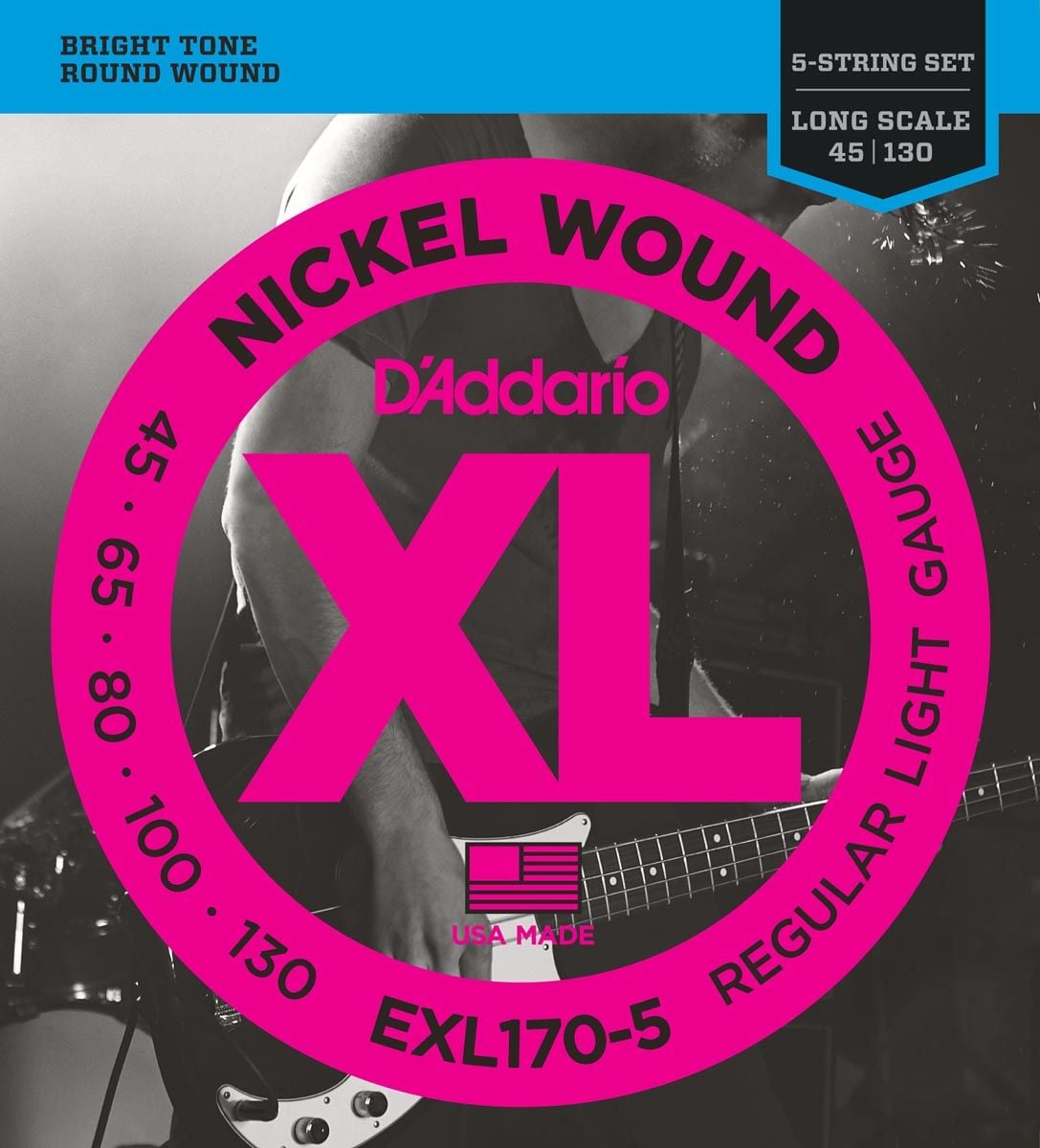 D Addario EXL-170-5C (045-130) Cuerdas Bajo Electrico EXL-170-5C.(045-130)