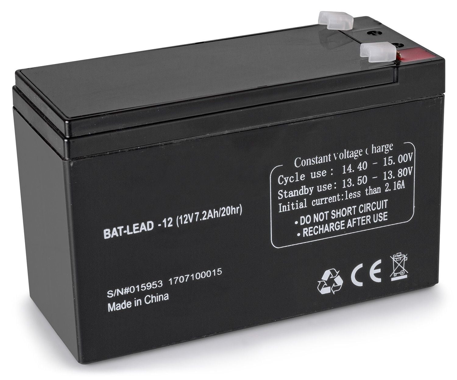 Vonyx Bateria Para SPJ-PA915 656821 12V 7.2AH 656821