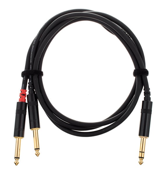 Cordial CFY 1,5 VPP Cable 2 Jack Mono Macho a Jack Stereo Macho 1,5 Metros CFY 1,5 VPP
