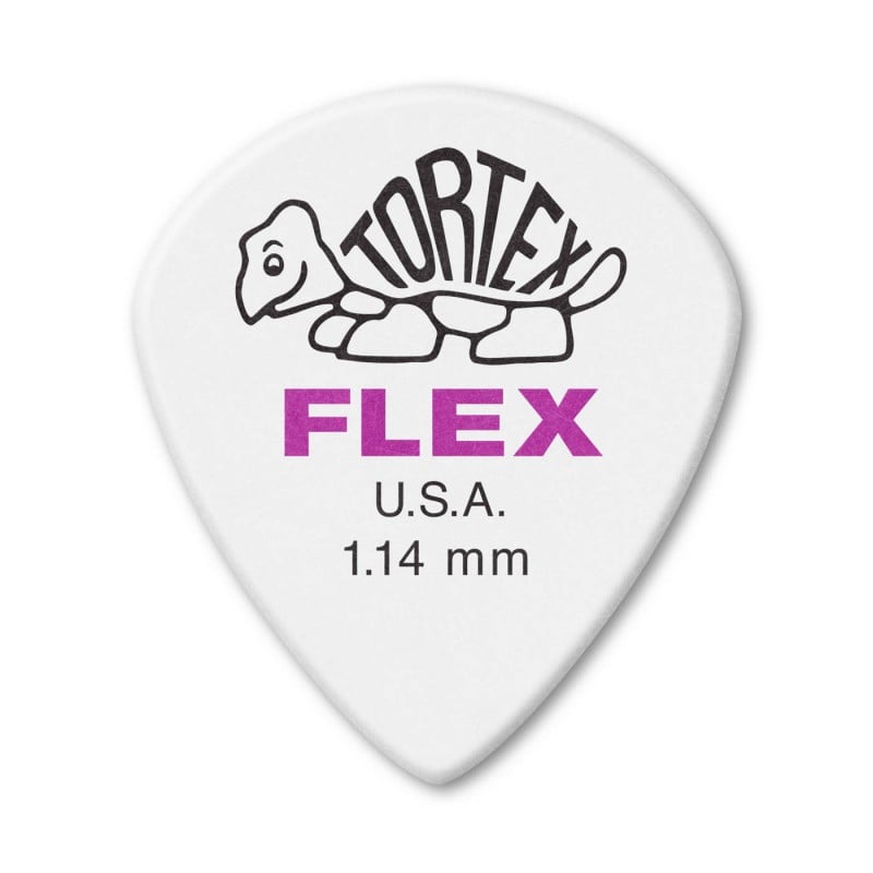 Dunlop Tortex Flex Jazz III XL de 1,14mm Pack 12 Un. 466P114