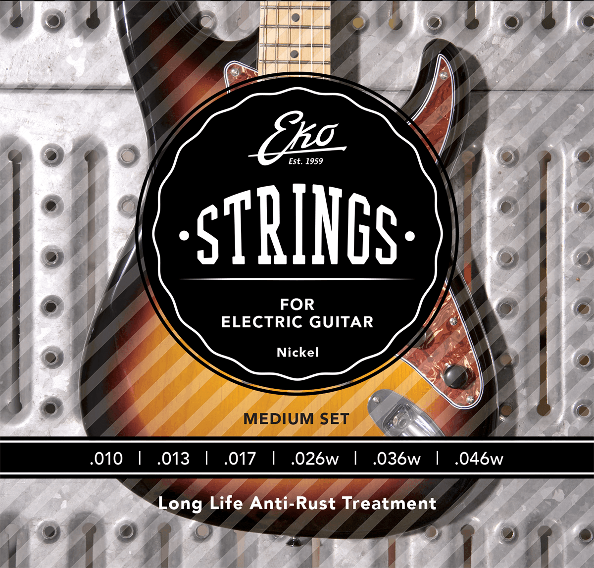Eko Nickel Regular 10-46 Cuerdas Para Guitarra Electrica NICKEL REGULAR 10-46