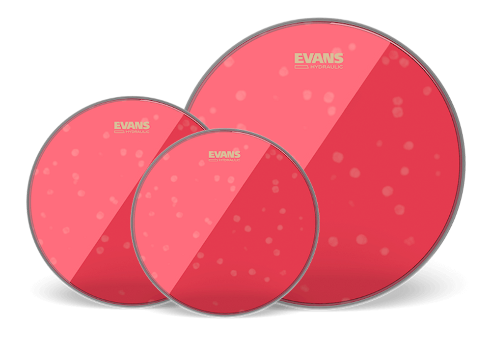 Evans Hydraulic Pack Estandar Rojo (12" 13" 16") con Batería de Caja UV1 de 14" Hydraulic Pack Rojo (12" 13" 16") con Batería 