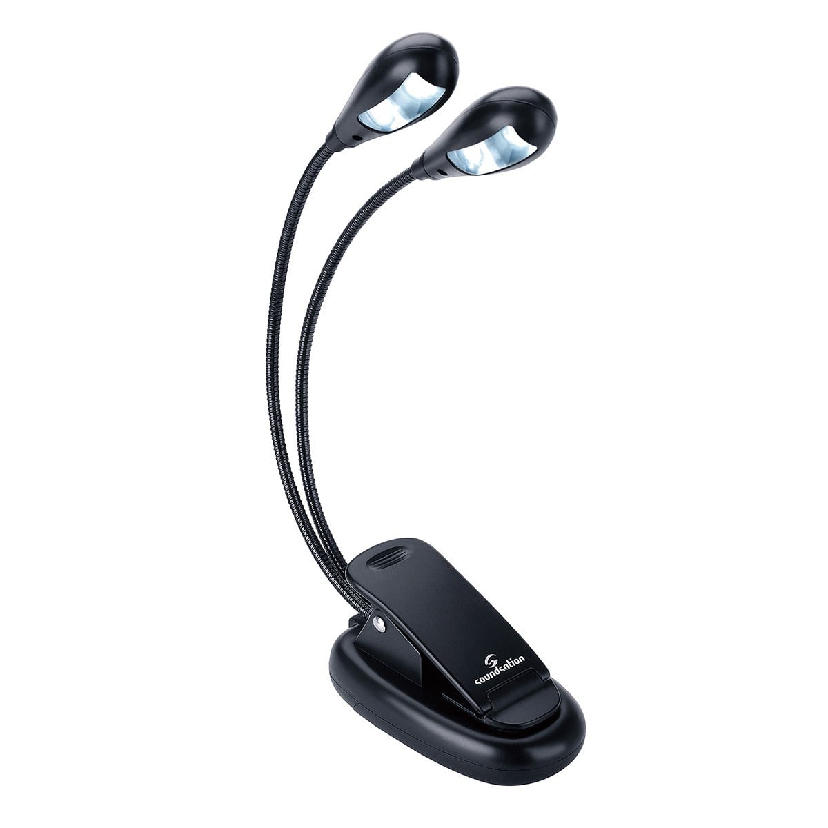 Soundsation Lámpara de doble pinza MSL-4 para atril (2x2 LED) MSL-4