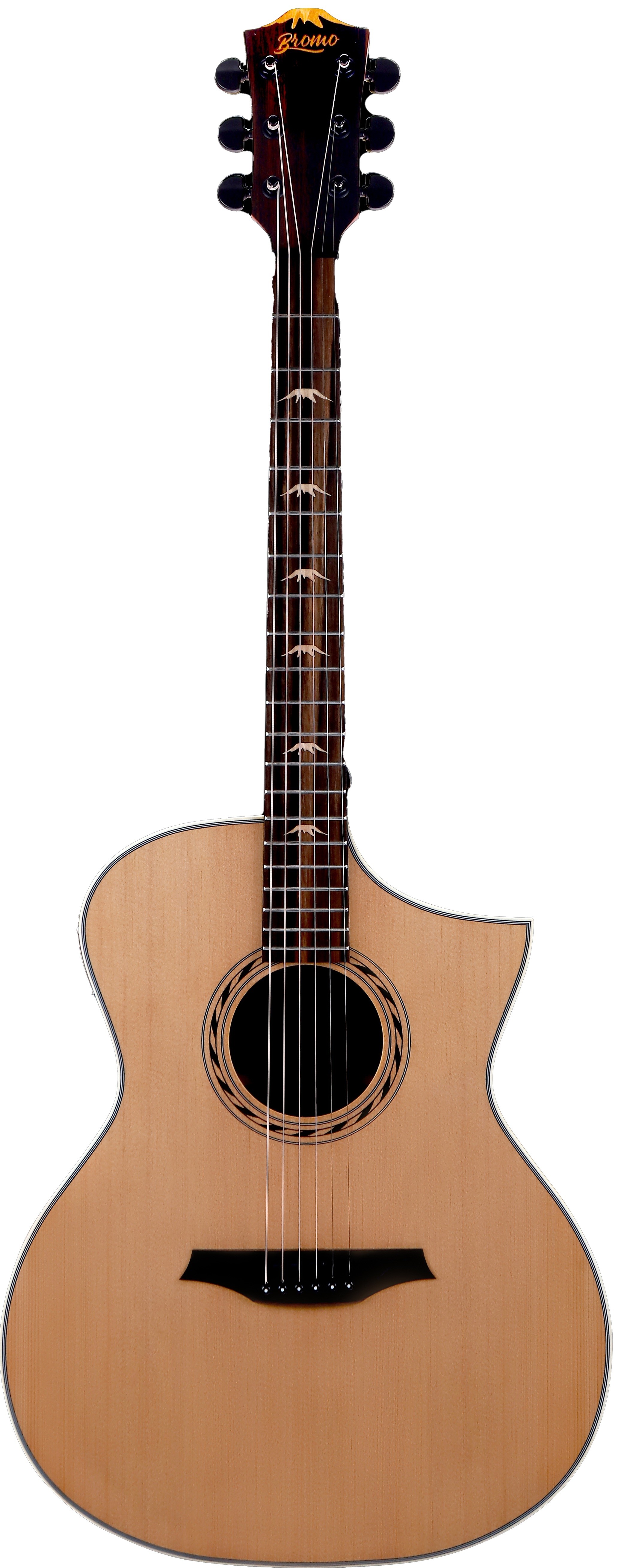 Bromo BAA4CE Guitarra Acustica Formato Hillside Auditorium Cutaway Serie A BAA4CE