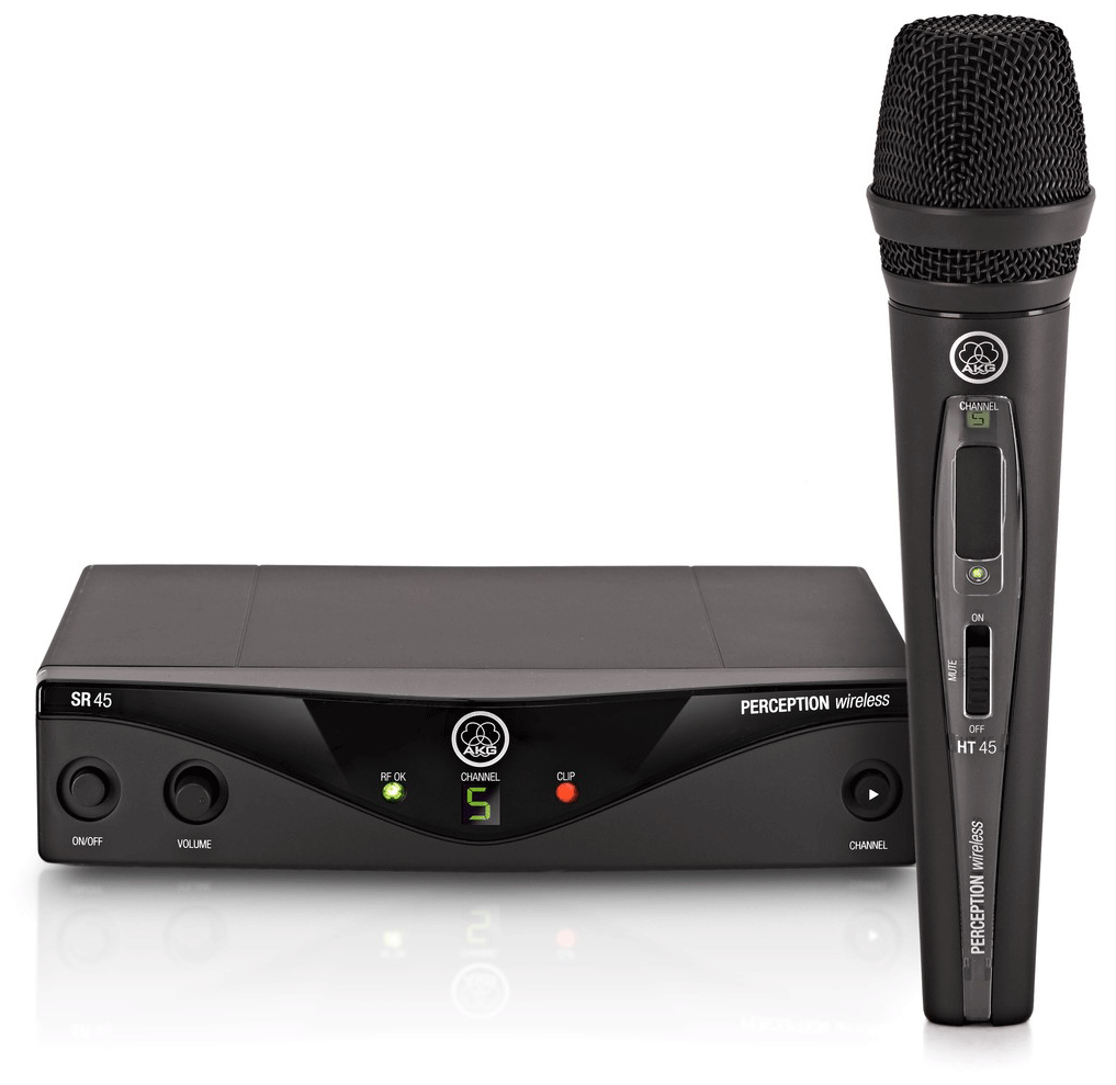 AKG WMS-45 HT Vocal Microfono Inalambrico Mano Banda A wms45 ht