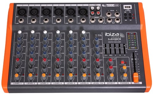 Ibiza Sound MX 801 Mesa de directo MX 801