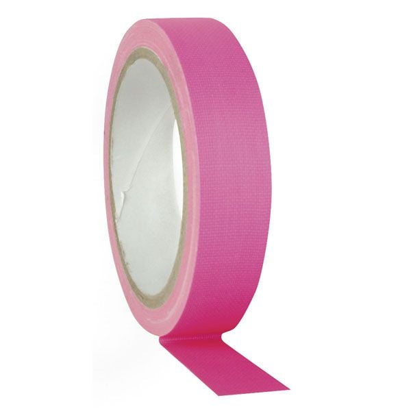 Showtec Gaffa Tape Neon Pink 25mtr 19mm 90682 Gaffa Tape Neon Pink 25mtr 19mm 90682