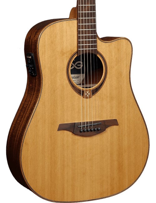 LAG T118DCE Guitarra Electro Acústica Formato Dreadnought con Cutaway Serie Tramontane T118DCE
