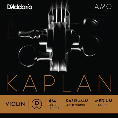 D´addario KA313 Cuerda Kaplan Amo Light Re (D) para violín 4/4 KA313 4/4M Kaplan Amo Violin D