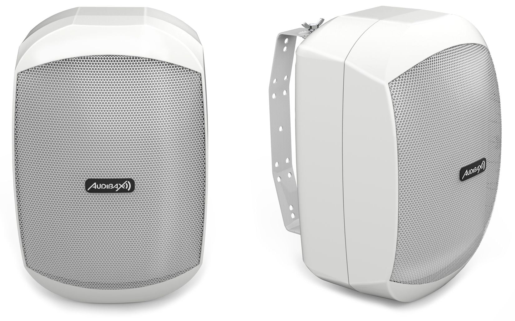 Audibax Ovo 4 White Pareja de Altavoces Pasivos Pared 4 Pulgadas 100v / 8 ohm IP65 Ovo 4 White