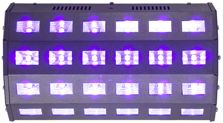 Ibiza Light LED-UV24 EFECTO DE LED UV 24 X 3W LED-UV24