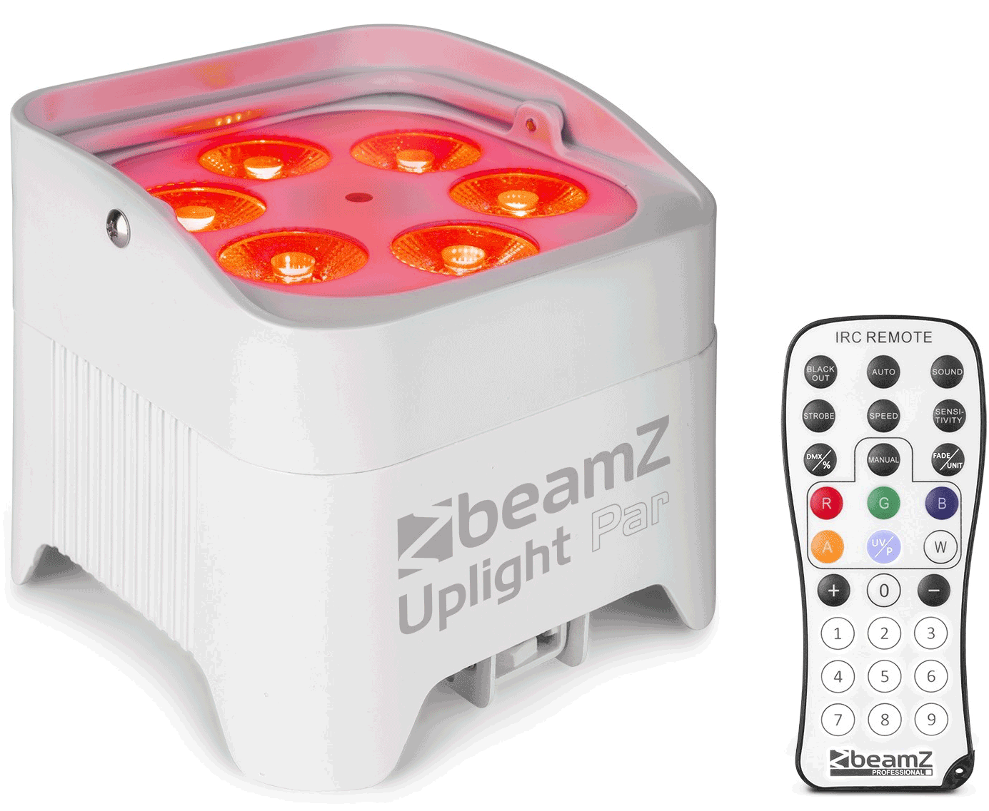 BEAMZ BBP96SW Foco Par Con Bateria 6X 12W WDMX BBP96SW