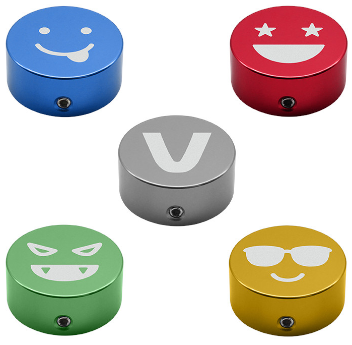 Valeton Footswitch Cap Kit de 5 botones para Decorar Potenciómetros VFC-1