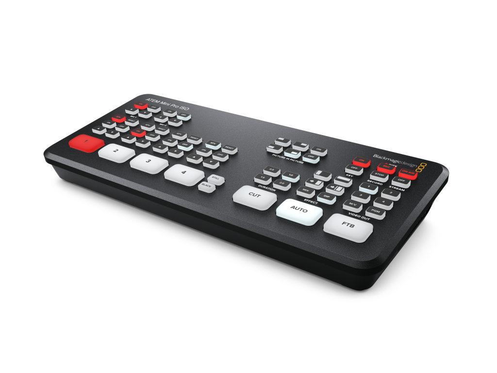 Blackmagic ATEM Mini Pro ISO Mezclador de Vídeo SWATEMMINIBPRISO
