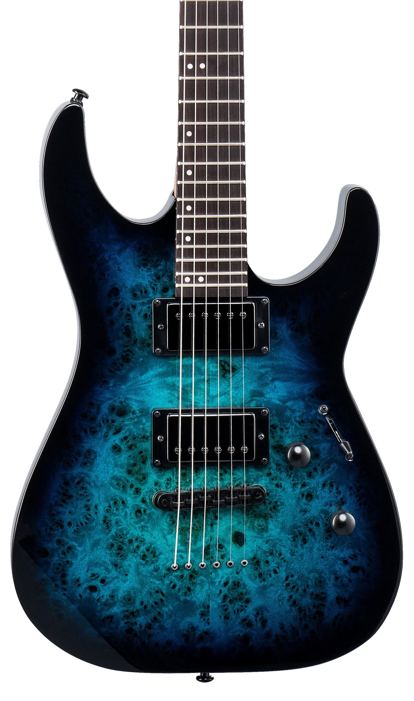 LTD M-200DX Blue Burst LE Guitarra Eléctrica M-200X Blue Burst LE
