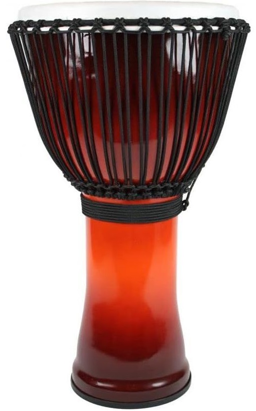 Toca Percussion TF2DJ-12AFS Djembe Freestyle II Rope Tuned African Sunset TF2DJ-12AFS