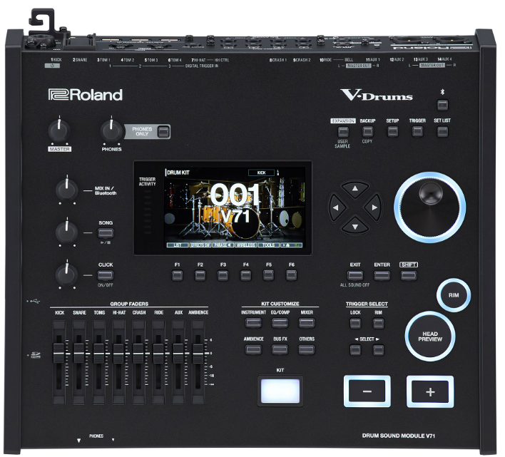 Roland V71 Módulo de Sonido Batería Electrónica V71